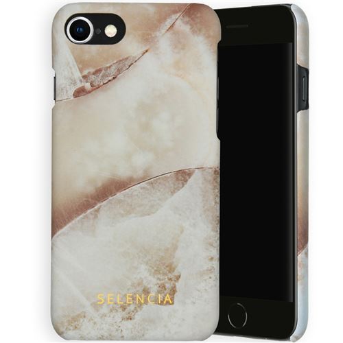 Coque pour iPhone SE (2020) / 8 / 7,iPhone 6/6s Selencia Blanc/Blanc