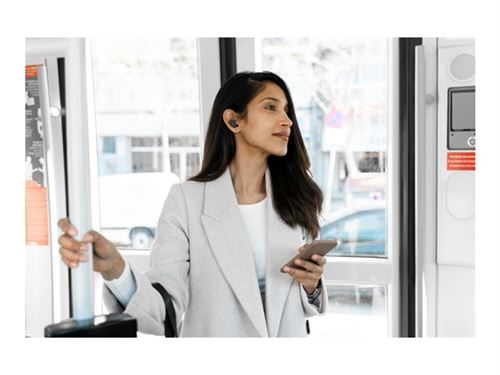 Logitech Zone True Wireless - Écouteurs sans fil avec micro - intra-auriculaire - Bluetooth - Suppresseur de bruit actif - graphite