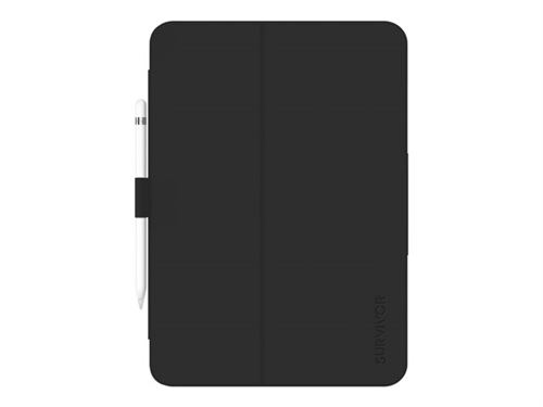 Griffin Survivor Tactical - Flip cover voor tablet - zwart - 10.2 - voor Apple 10.2-inch iPad (7de generatie)