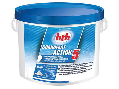 Non Communiqué Chlore Choc Multifonction Granufast 5 Actions 5 Kg - Hth