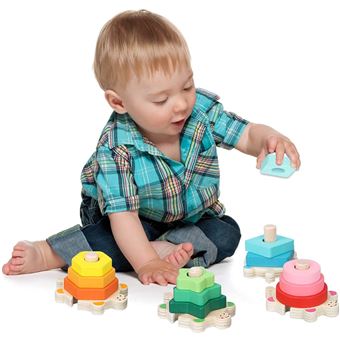 Un jouet de puzzle en bois Montessori - jeux éducatifs