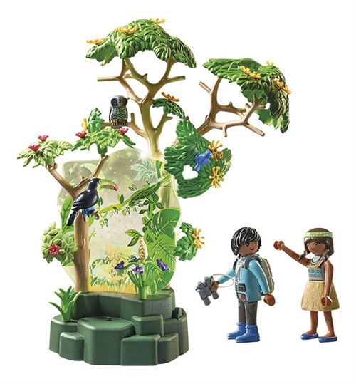 Playmobil Wiltopia 71009 Forêt Tropicale avec Veilleuse