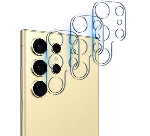 Verres Protection Camera Arriere Transparent X3 Pour Samsung Galaxy S24 Ultra Little Boutik©