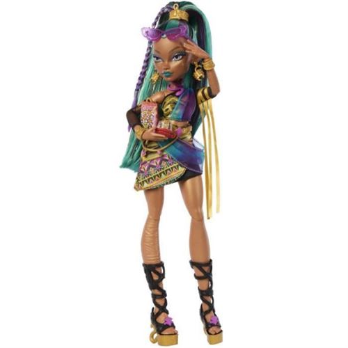 Non Communiqué Monster High Poupée Nefera De Nile Avec Lavish Et 7 Accessoires Monster High Jdr48