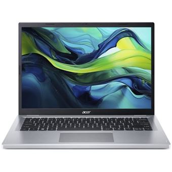 Acer Aspire Go 14 AG14-22P - AMD Ryzen 5 - 7520U / jusqu'à 4.3 GHz - Win 11 Home - Radeon 610M - 16 Go RAM - 512 Go SSD NVMe, QLC - 14" IPS 1920 x 1200 - Wi-Fi 6 - Argent pur - clavier : Français - 1