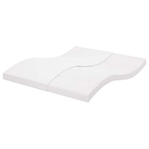 Matelas mousse 200x210 cm vidaxl accueil ferme soutien moelleux epaisseur 10 cm 7 zones housse de matelas