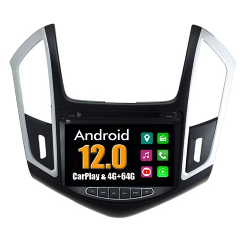 Autoradio CarPlay Multimédia RoverOne Android 4Go RAM 64Go ROM GPS pour Chevrolet Cruze 2013-2015