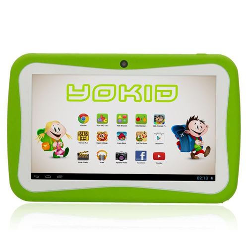 Tablette Tactile 7' Jouet Numérique Enfant Android Lollipop Quad Core 8 Go Vert +SD 4Go - YONIS