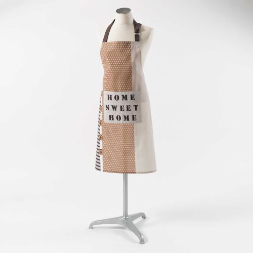 tablier +poche 60 x 84 cm coton imprime esprit d'antan