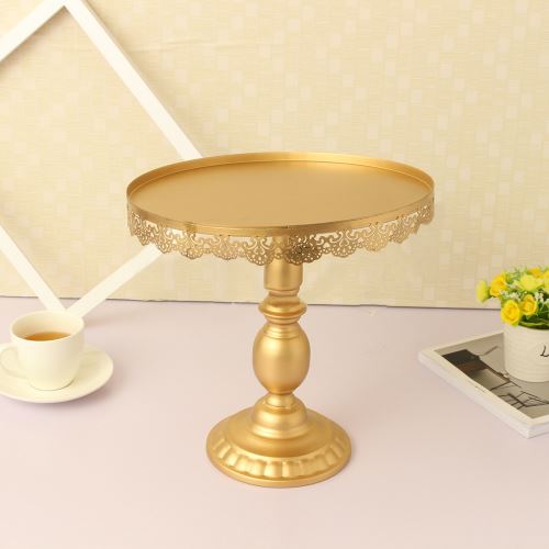 3Pcs / Set Crystal Metal Cake Stand Blanc / Gold Cupcake Dessert Candy d'or