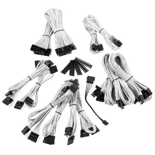 Bitfenix alchemy 2.0 psu cable kit, bqt-series sp11 - blanc