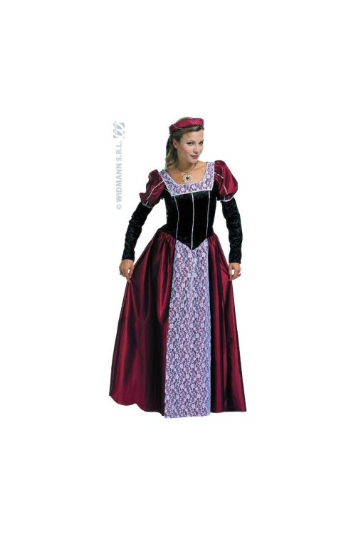 Costume Courtisane - Bordeaux - XL