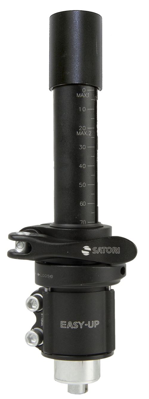 Satori Adaptateur de hauteur Easy Up 25,4 / 205 / 28,6 mm noir mat
