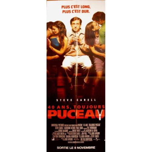 40 Ans, Toujours Puceau - AFFICHE CINEMA ORIGINALE