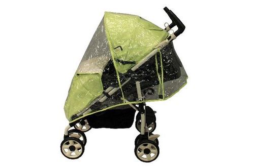 Habillage pluie poussette avec canopy - looping