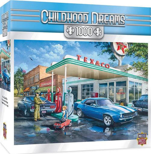 MasterPieces childhood Dreams Jigsaw Puzzle, Pops Quick Stop, Featuring Art by Dan Hatala, 1000 Pieces