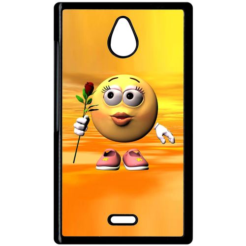 Coque Nokia X1 01 Smiley Rose