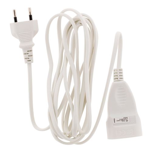 Zenitech Blanc - Rallonge Domestique 3M - 1380W 6A - Image 1