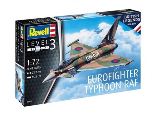 Revell boîte à maquette Eurofighter Typhoon RAF 22 cm échelle 1:72