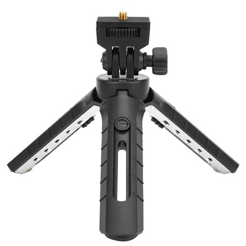 Mini trépied de caméra pliable Selfie bâton 5 Interface à vis 1/4 '' réglable en hauteur