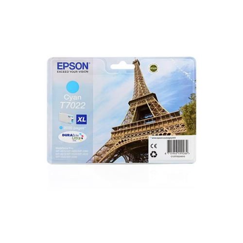 Epson WorkForce Pro WP-4590 - Original Epson C13T70224010 / T7022 - Cartouche d'encre Cyan