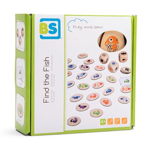 BS Toys jeu d'enfant Trouvez le poisson 111-pièces