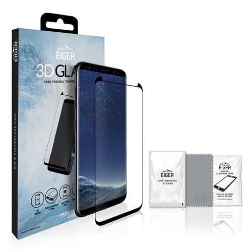 Eiger Protection d'écran en verre trempé pour Samsung Galaxy S8