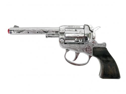 Gonher revolver jouet cowboy 100 scotch argent