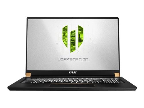 MSI WS75 9TL 1233FR - Core i7 9750H / 2.6 GHz - Win 10 Pro - 64 Go RAM - 1 To SSD NVMe - 17.3 1920 x 1080 (Full HD) - Quadro RTX 4000 - Wi-Fi, Bluetooth - noir