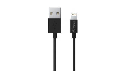 Muvit Life Cable Lightning Mfi Noir 0.2m