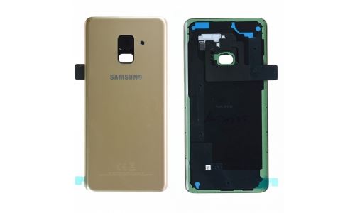 Face arrière en verre pour Galaxy A8 version 2018 gold