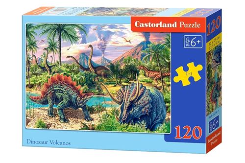 Puzzle 120 Pièces : Dinosaures, Castorland