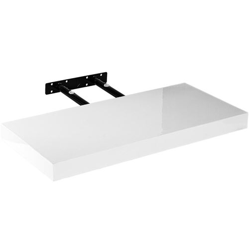 Étagère murale STILISTA® Volato, étagère flottante, longueur 100 cm, épaisseur 3,8cm, testée sans substances nocives, couleur blanc arctique brillant