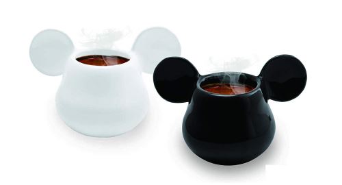 Joy Toy 62128 Tasse en céramique 3D Motif Mickey Mouse Noir + Blanc 13X8X8 cm