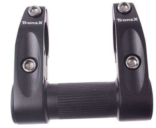 TranzX CLAMP adaptateur double CONFIGURATION DE LA TRANSMISSION EN ALUMINIUM NOIR