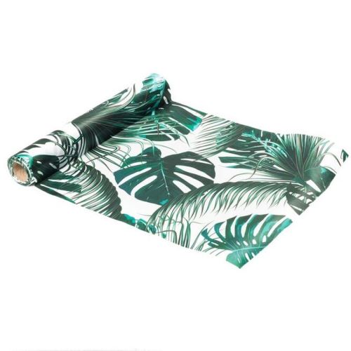 chemin de table satin tropical 28cmx5m