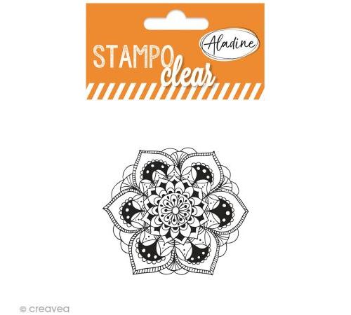 Tampon clear Aladine - Mandala Fleur - 1 Stampo'clear