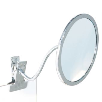 Miroir Grossisant Avec Pince De Fixations Bravat Chrome 3 Kg
