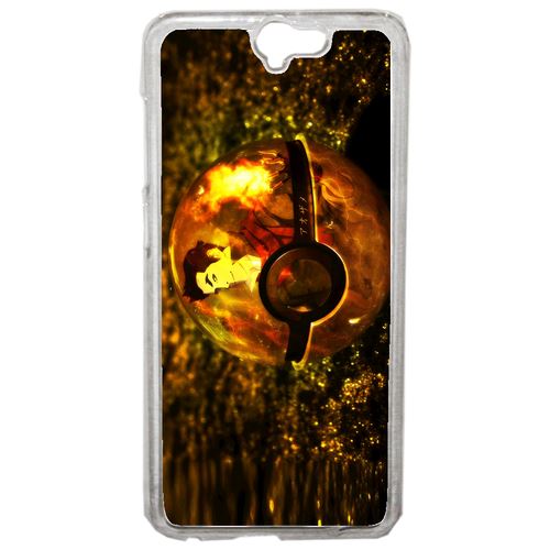Coque Pokeball Gold Compatible One A9 Transparent