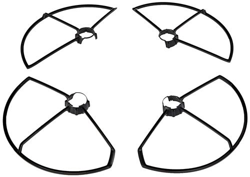 yuneec 4 x hélice Protection avec 12 x Vis de Fixation pour Typhoon Q500 Series, Noir