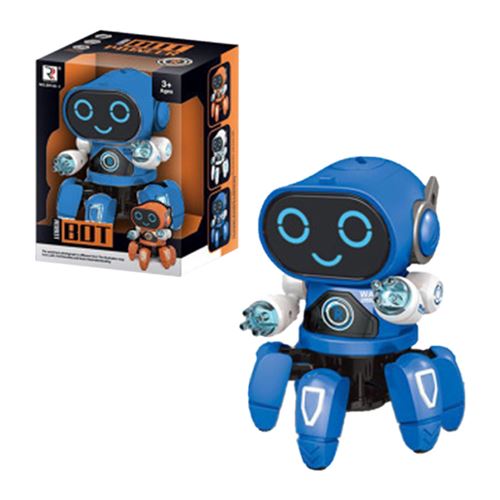 Robot Danse Électrique Intelligent Musique Légère Jouets Best Boy Enfants Cadeau YZLWJ135
