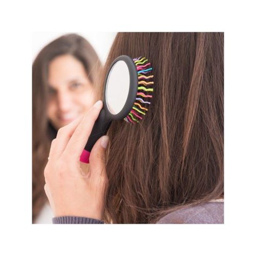 Brosse à Cheveux avec Miroir Arc-en-ciel