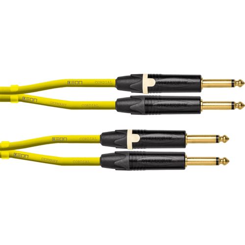 Cordial CEON DJ PLUG 1.5 Y set de câbles jack TS 6,35 mm 1,5 m