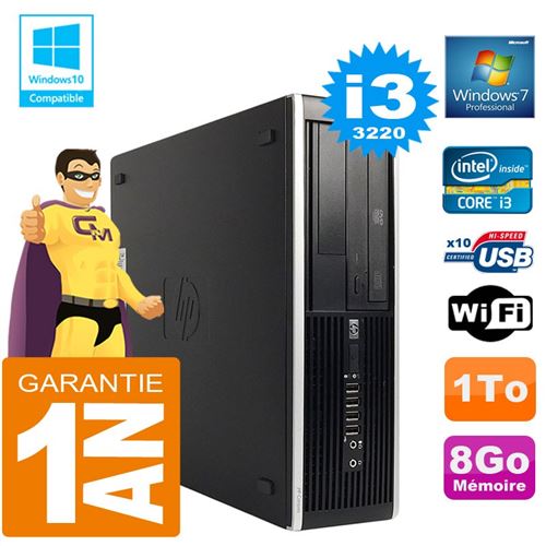 Acheter Pc hp compaq 8300 sff core i3-3220 ram 8go disque 1 to graveur dvd wifi w7 État correct - 169,00 € Pc hp compaq 8300 sff core i3-3220 ram 8go disque 1 to graveur dvd wifi w7 État correct - Hewlett-Packard reconditionné disponible sur Fnac
