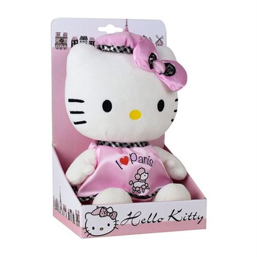 PELUCHE PARISHauteur: ± 27 cm Hello Kitty