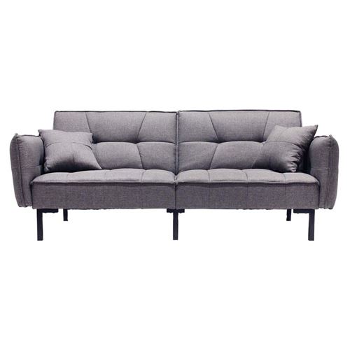 The Home Deco Factory - Canap&eacute; convertible - Gris vert
