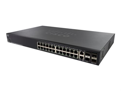 Cisco SG350 x 24mp 24 ports Gigabit avec PoE Stackable Switch