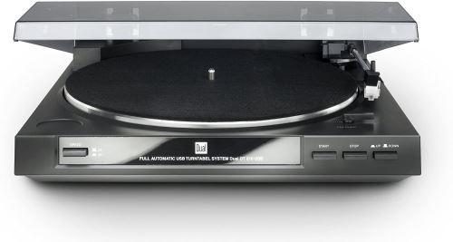DGC Dual DT 210 Platine vinyle Port USB 33/45 tours/min Noir