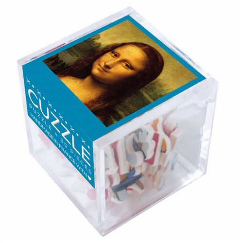 Puzzle 30 pièces MONA LISA BLEU Puzzle Michele Wilson Multicolore