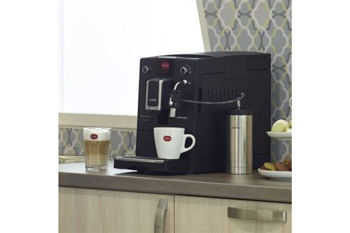 NIVONA CAFEROMATICA 660 - Machine à café automatique avec buse vapeur "Cappuccino" - 15 bar - noir mat/chrome